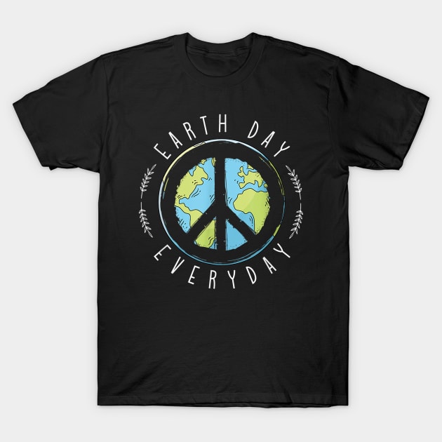 Earth day Everyday T-Shirt by sevalyilmazardal